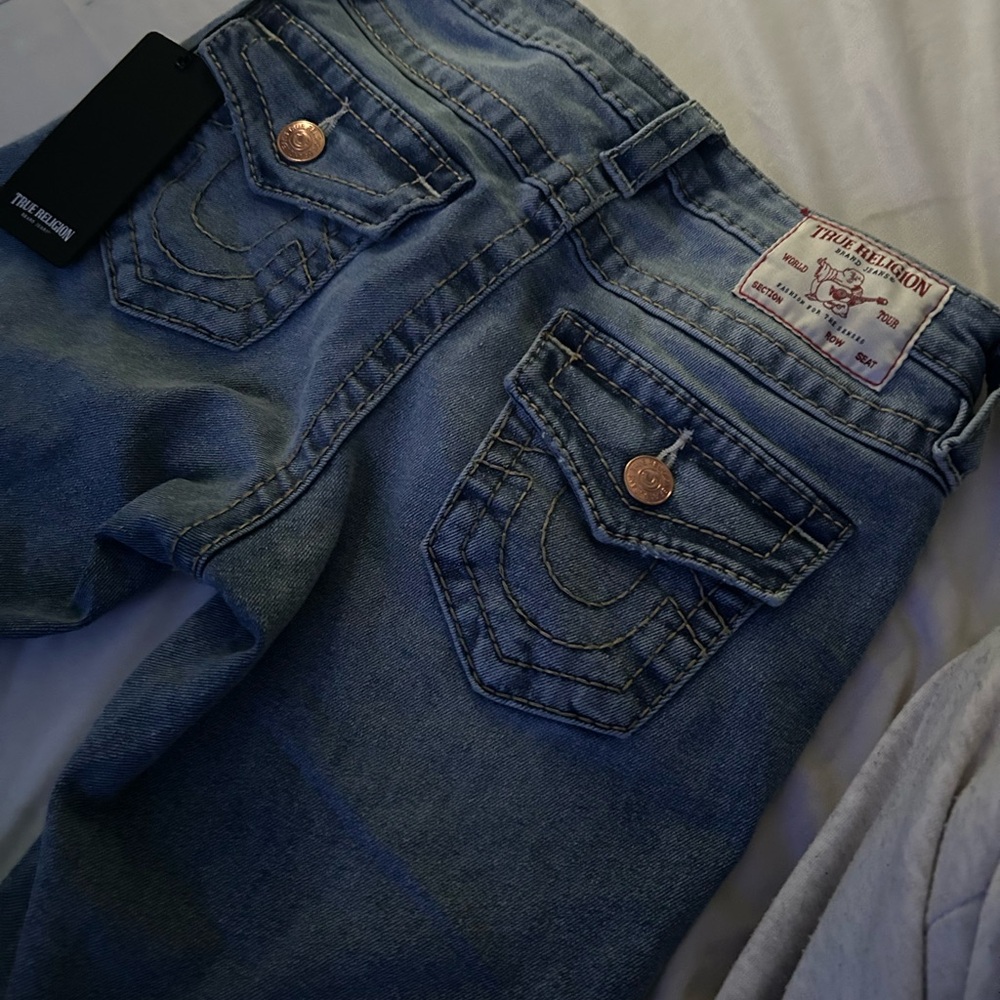 True Religion Light Blue Denim Jeans